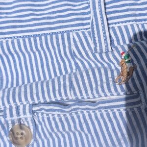 Ralph Lauren Navy and Gold Classic Fit Shorts